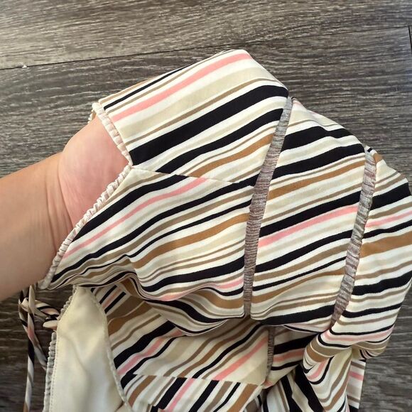 BCBGMAXAZRIA striped midi dress - Picture 4 of 6